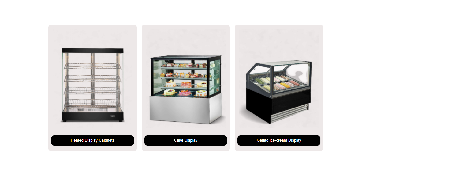 Federal food display cabinet services